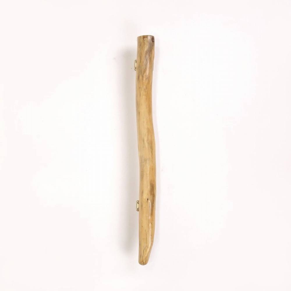 【温泉流木】力強く流れる形状太め流木のドアハンドル・手すり 木製 自然木 流木インテリア