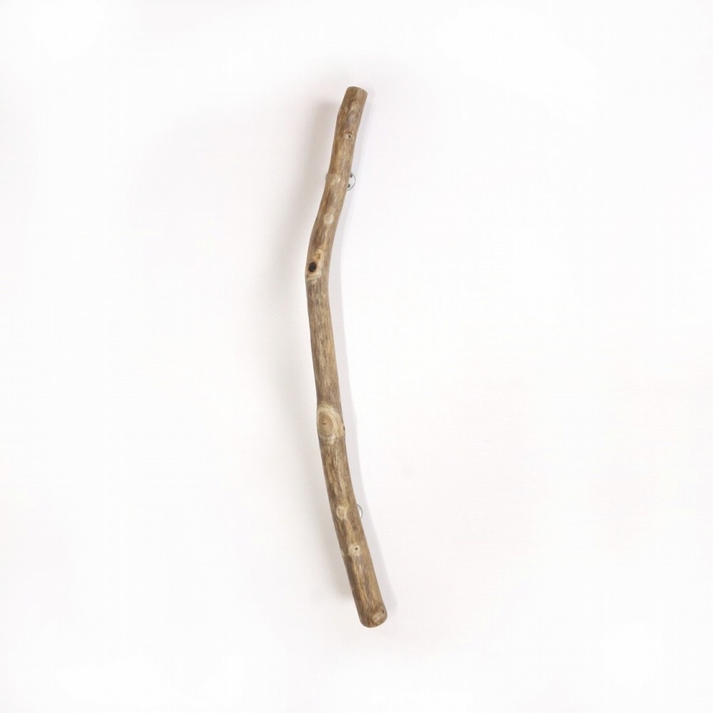 【温泉流木】にぎわう木の節濃い色の流木ドアハンドル・手すり 木製 自然木 流木インテリア