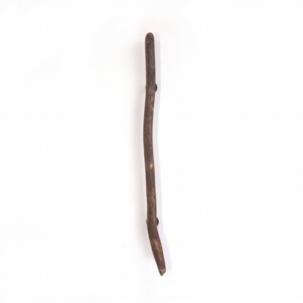 【温泉流木】柿渋塗り和風つや消し色の流木ドアハンドル・手すり 木製 自然木 流木インテリア