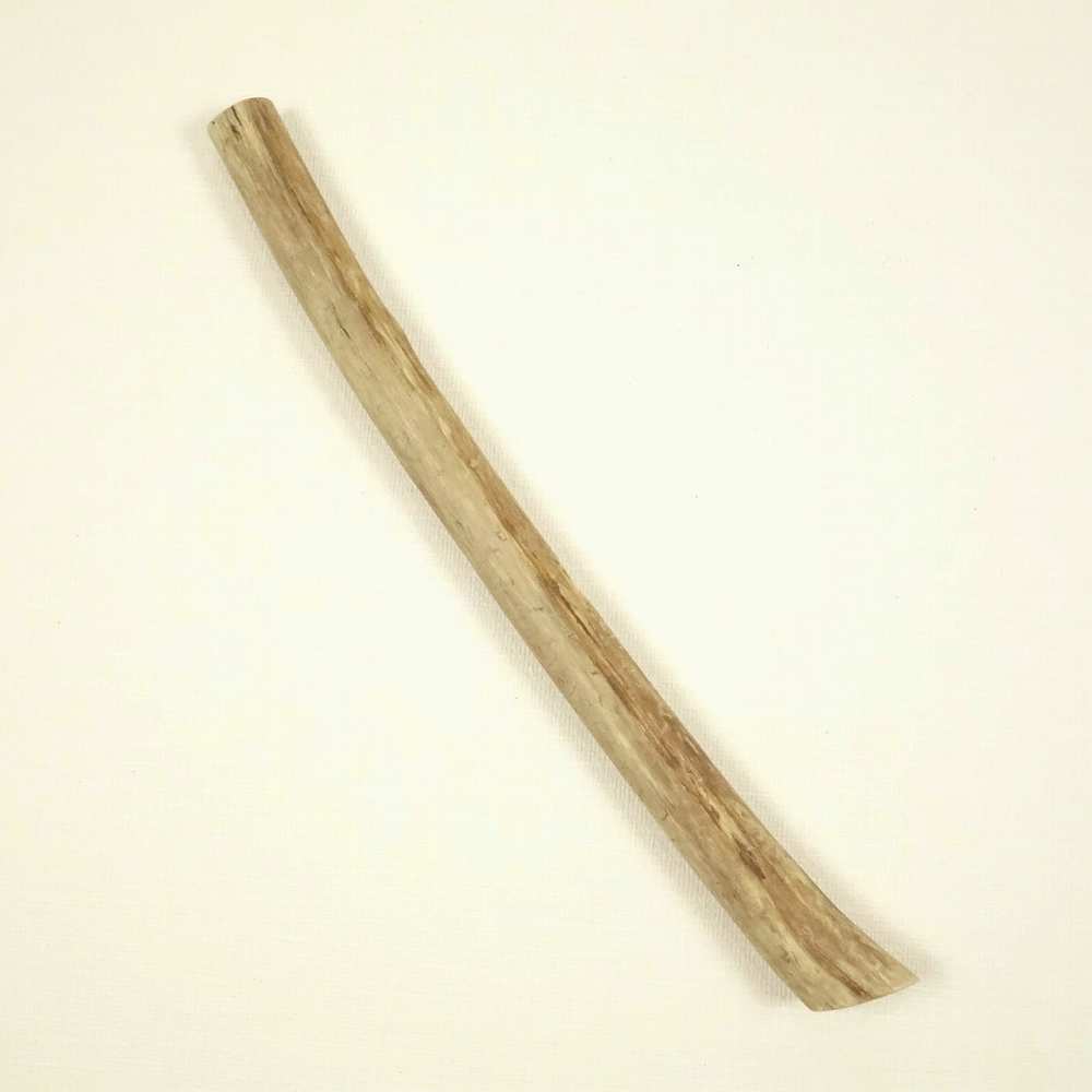 【温泉流木】わずかな湾曲ラインが美しい流木棒 流木素材 インテリア素材 木材